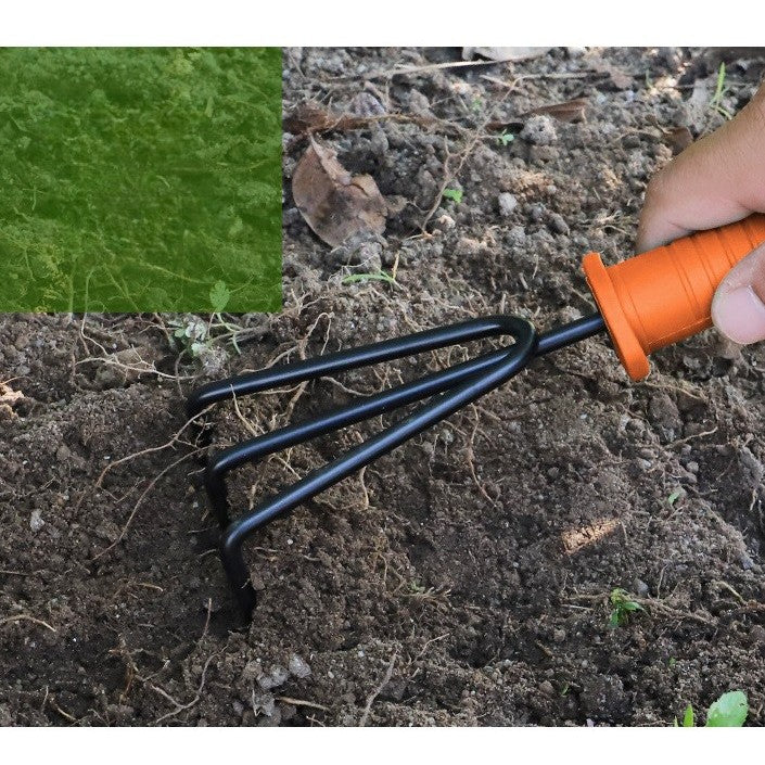 Set 12 accesorii pentru gradinarit Kadeny, geanta depozitare inclusa, otel inoxidabil, 37 x 27 cm, portocaliu