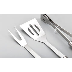 Set 16 Ustensile pentru Gratar, Kadeny, din Otel Inoxidabil, Geanta Oxford, Argintiu