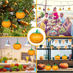 Set 2 Capcane pentru Insecte, Kadeny, Forma de Dovleac, 12x9.2x12.2 cm, din ABS, Portocaliu