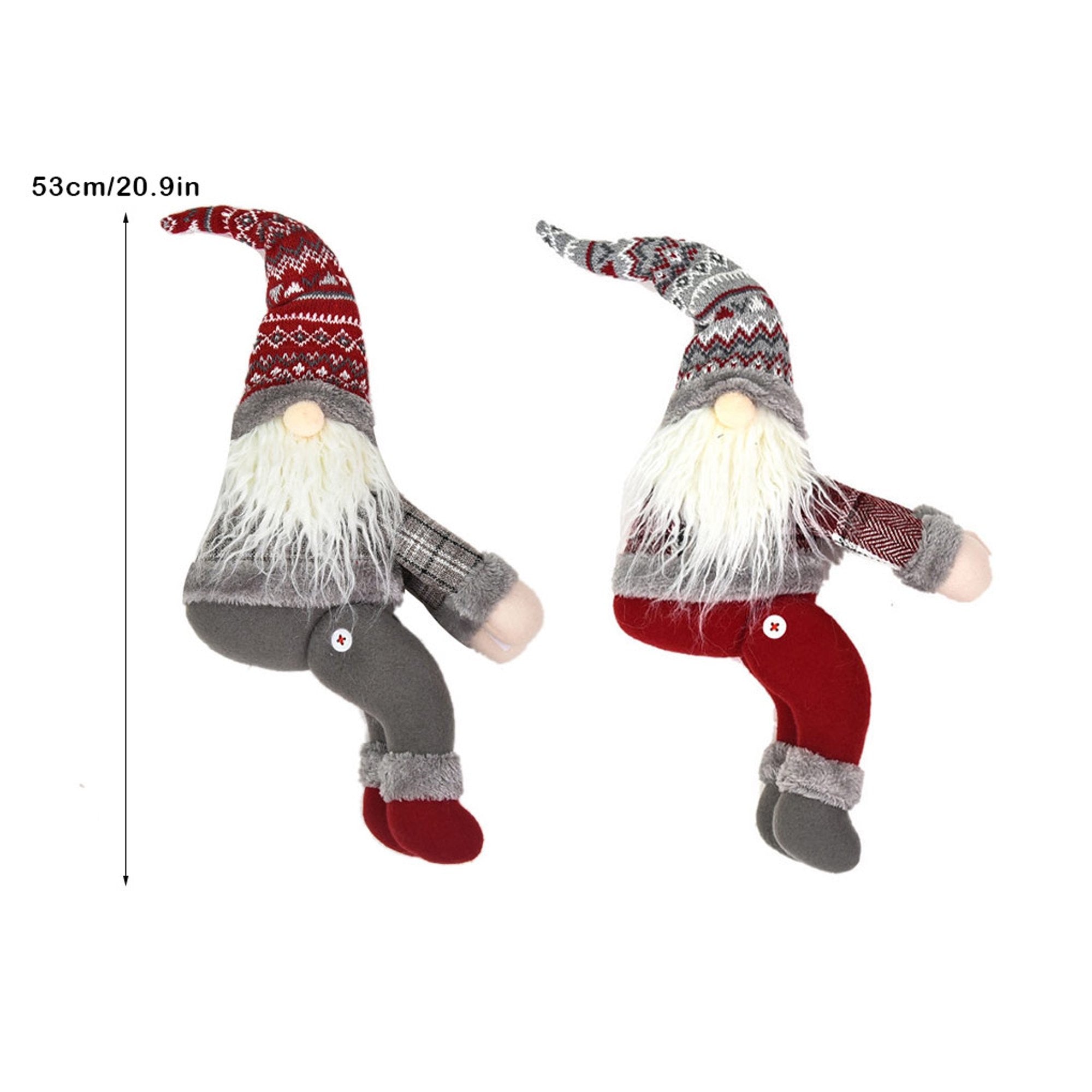 Clema pentru perdea prindere cu arici, model gnom, material textil/poliester, 53 x 23 cm, multicolor