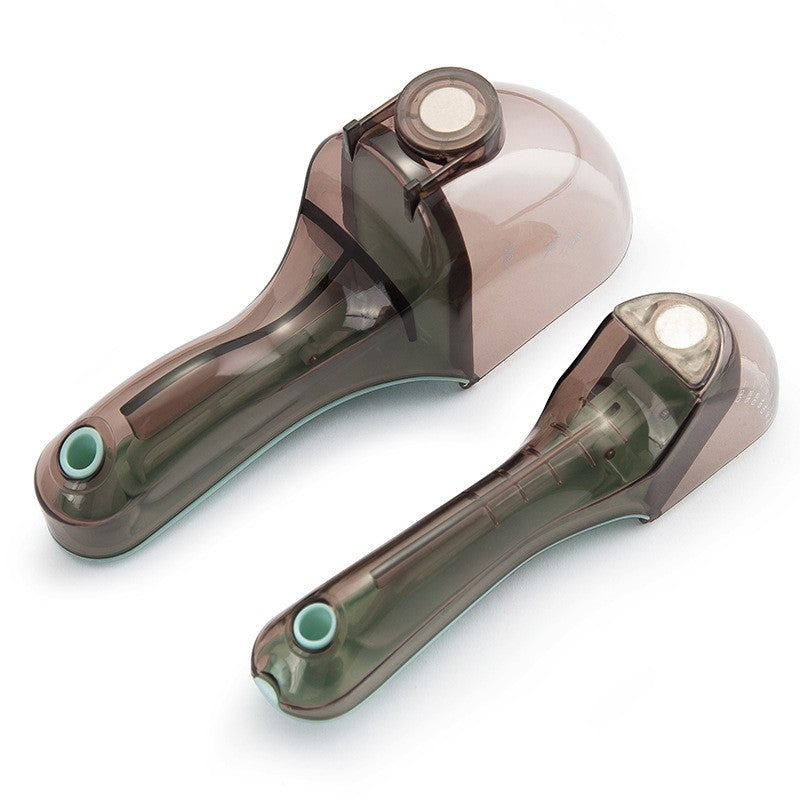 Set 2 Cupe Gradate pentru Bucatarie, Kadeny, Cupe de Masurat Reglabile, Ergonomic, Confortabil, pentru Lichide si Solide, Volum ajustabil 5-30ml, 30-130ml, Culoare Albastru