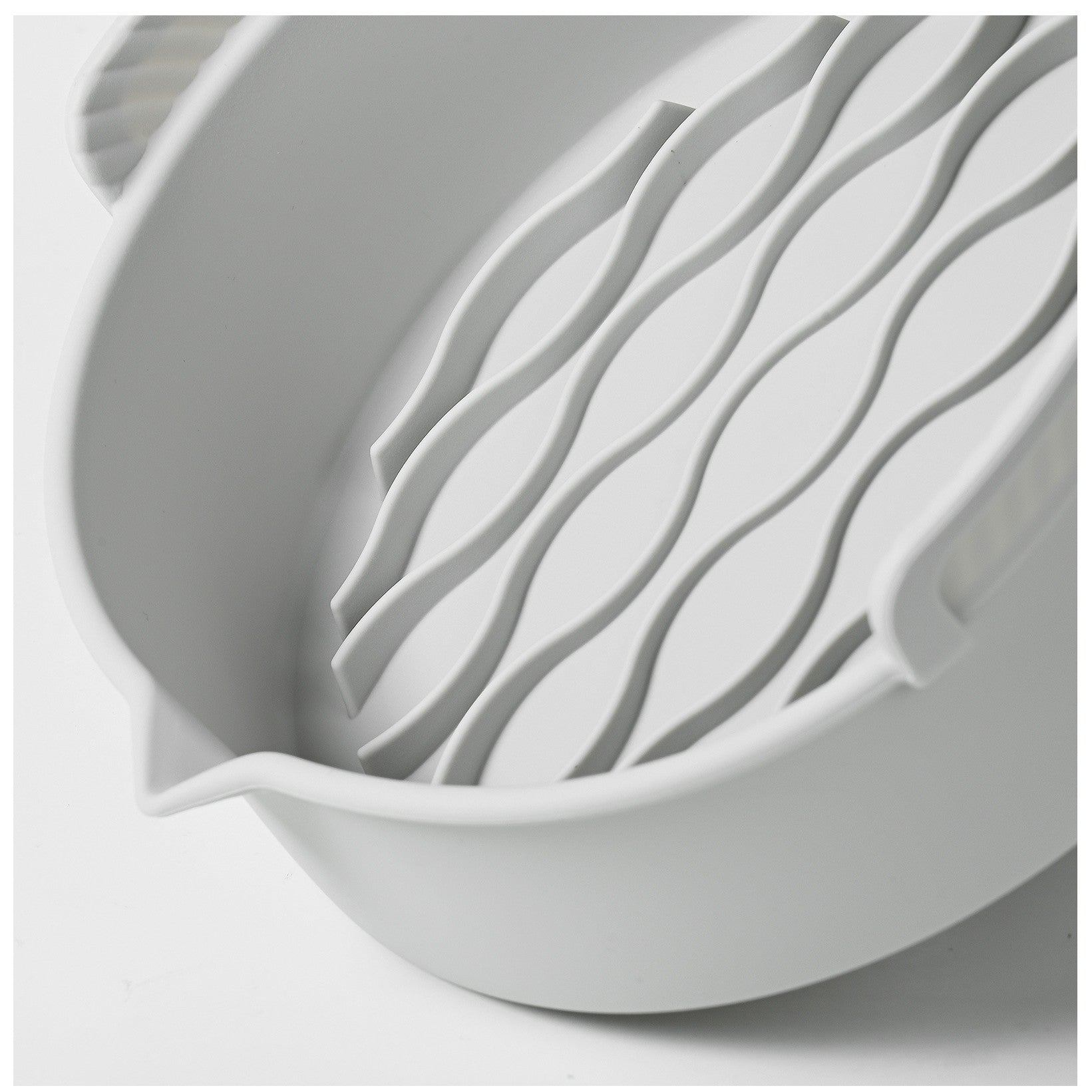 Set 2 tavi din silicon ecologic pentru air fryer Kaveny, temperatura maxima 230 grade, reutilizabile, reciclabile, cu manere anti-alunecare, fund antiaderent, 18.7 x 19.5 x 7 cm, gri