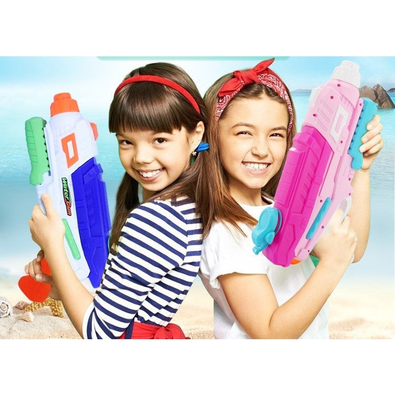 Set 2x Pistol cu Apa pentru Copii, Rezervor, Pentru Piscina/Plaja, Kaveny, 6ani+, Roz + Albastru, 600 ML