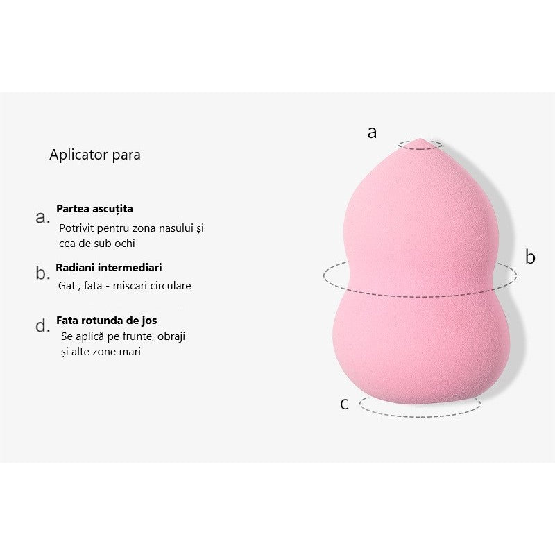 Set Buretei Machiaj, Kaveny, Premium, nude, 3 bucati