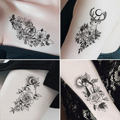 Set 30 Tatuaje Temporare, Kaveny, pe Baza de Apa, Model 4, Negru