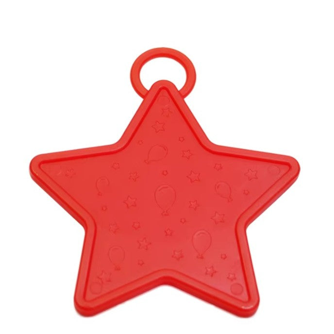 Set 4 Greutati pentru Baloanele cu Heliu, Kaveny, 32 grame, 8 grame Fiecare, Plastic, Forma Stelute, Multicolor