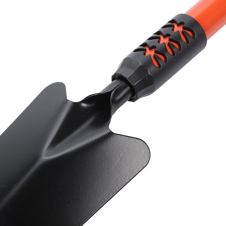 Set 4 Unelte de Gradina Kadeny, Maner extensibil, pentru Plantare Prelucrare Sol si Ingrijire Plante, Material otel carbon, negru