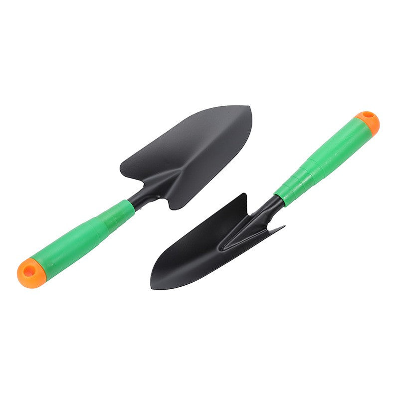 Set 4 Unelte de Gradina Kadeny, pentru Plantare Prelucrare Sol si Ingrijire Plante, Material PVC si cardboard, 31.5 x 8.5 cm, verde