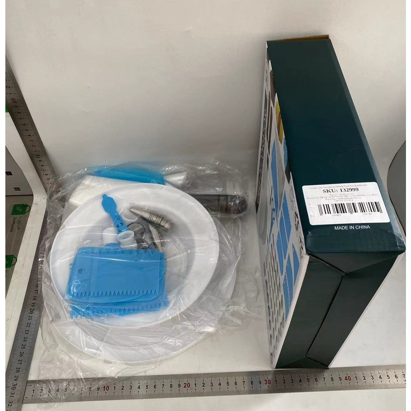 Set 55 Piese Ustensile pentru Ornare Prajituri, Kadeny, din Plastic si Otel Inoxidabil, Multicolor