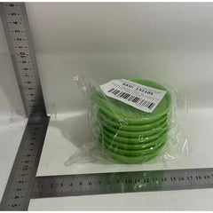 Set 7 Forme de Prajituri, Kadeny, Model Emoticoane Smiley Face, Diferite Expresii, 7.7 x 1.5 cm, din PP, Verde