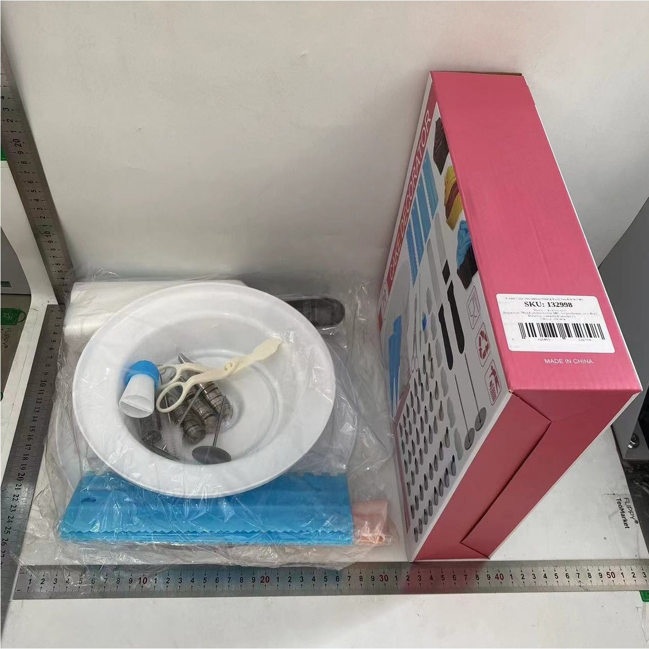 Set 70 Piese Ustensile pentru Ornare Prajituri, Kadeny, din Plastic si Otel Inoxidabil, Multicolor