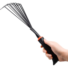 Set 9 Unelte de Gradina Kadeny, pentru Plantare Prelucrare Sol si Ingrijire Plante, Material PVC si cardboard, 25 x 14.5 cm, negru