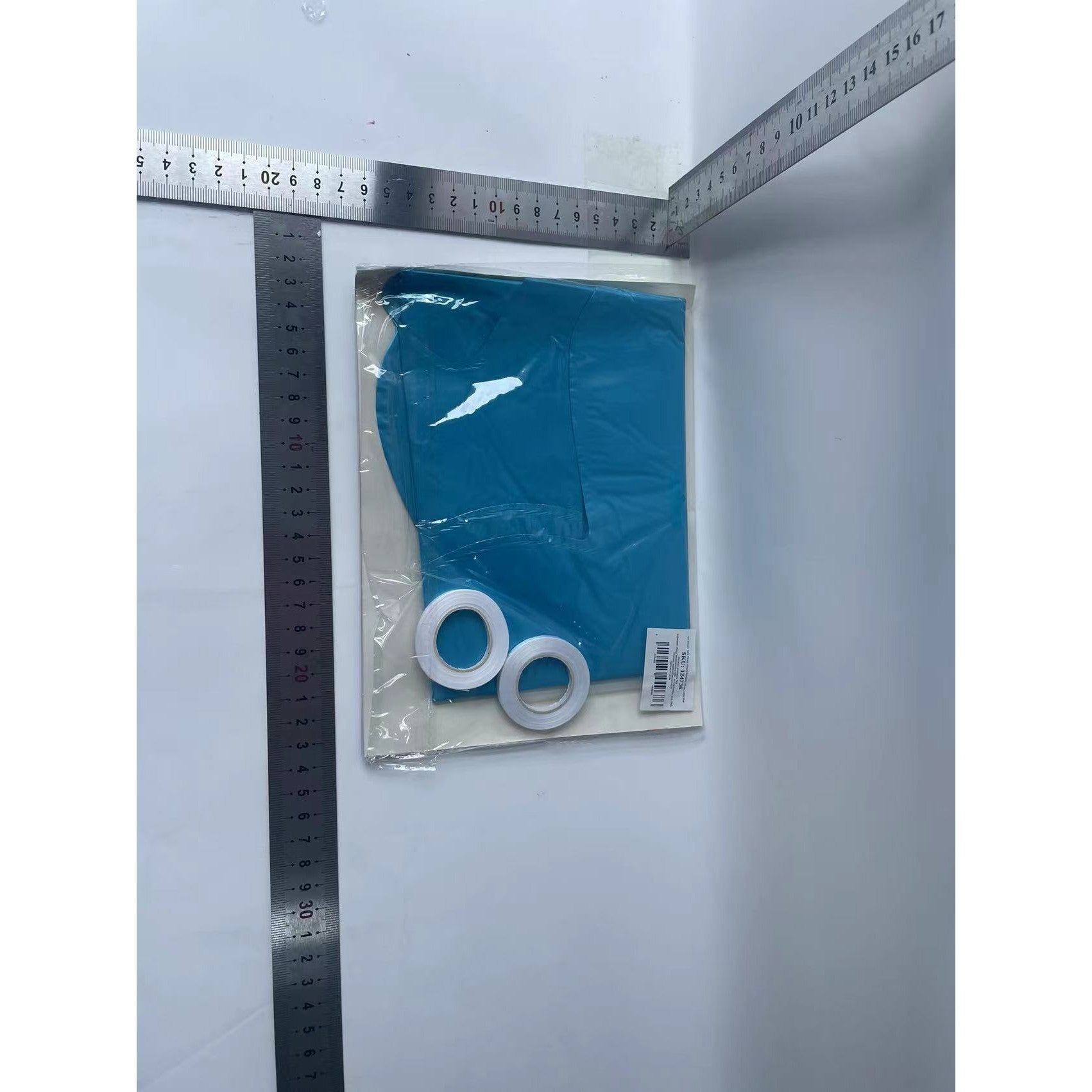 Set baloane folie Kaveny, Happy Birthday, 40 cm, baby blue