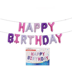 Set baloane folie Kaveny, Happy Birthday, 40 cm, multicolor