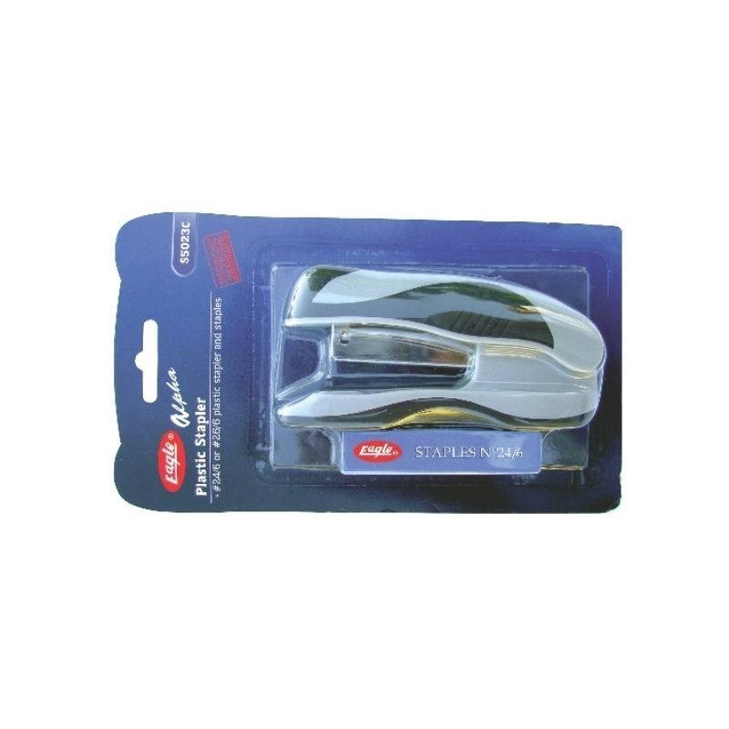 Set accesorii de birou Eagle Alpha S5023C, + capse, albastru