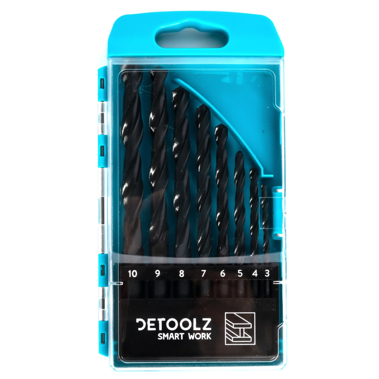 Set burghie Detoolz pentru metal 8 bucati G01