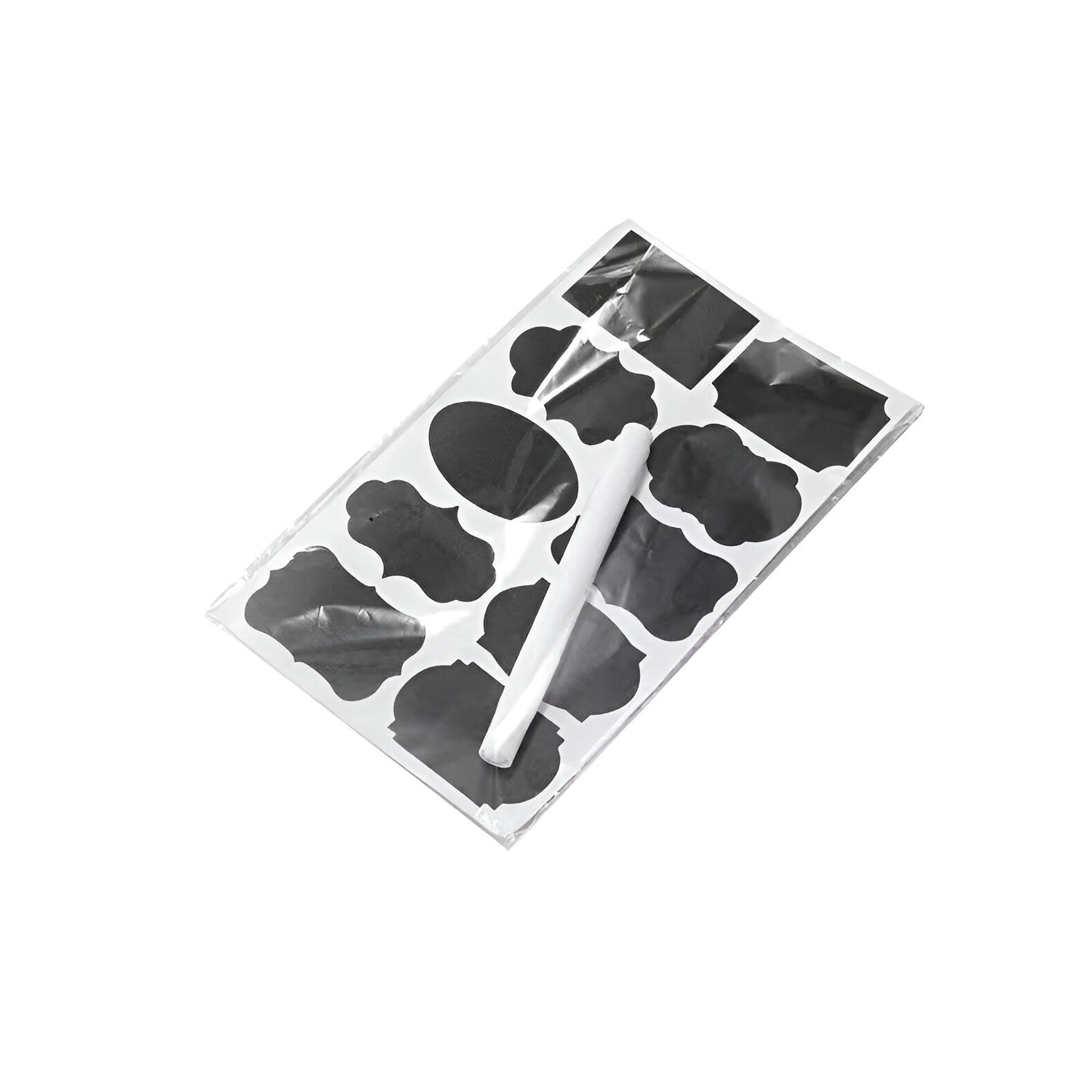 Set Cutii de Depozitare a Alimentelor, Kadeny, 7 Recipiente, 10 Etichete Reutilizabile, 4 Linguri, pentru Bucatarie, Spatula, Etansare, Fara BPA, Transparente, Capac Negru