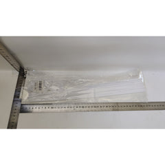 Set 10 Bete cu Rozete pentru Baloane, Kaveny, Suporturi de plastic, Usor de instalat, Reutilizabil, Pentru aniversare, Nunta, Ziua de Nastere, Decor, 40 cm, Transparente