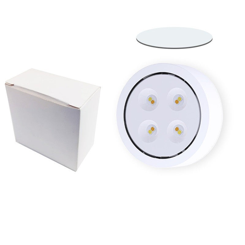 Set de 6 Lampi Led Kadeny, Fara Fir, Cu Baterii, 3 Culori de Lumina, cu 2 Telecomenzi, din Plastic, Alb