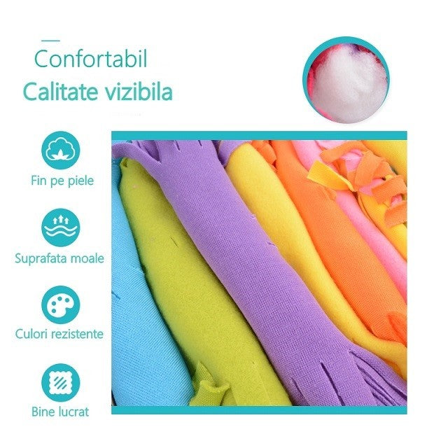 Set de creatie DIY Kaveny, patura pentru tesut si tricotat, multicolor
