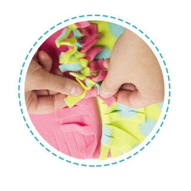 Set de creatie DIY Kaveny, patura pentru tesut si tricotat, multicolor