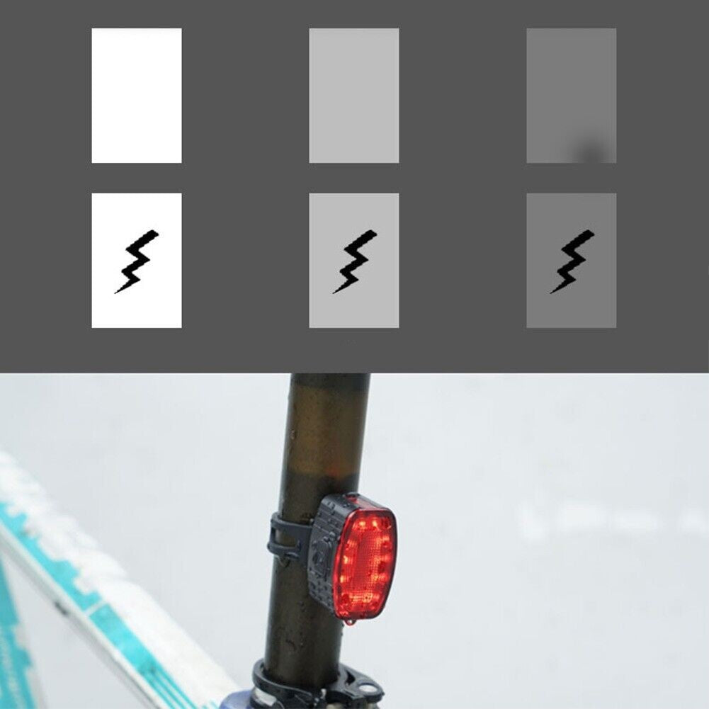 Set far si stop spate LED bicicleta, Kaveny, incarcare USB, rezistent la apa, 4 moduri de luminare, Plastic, Alb/Rosu, 10x6x4 cm
