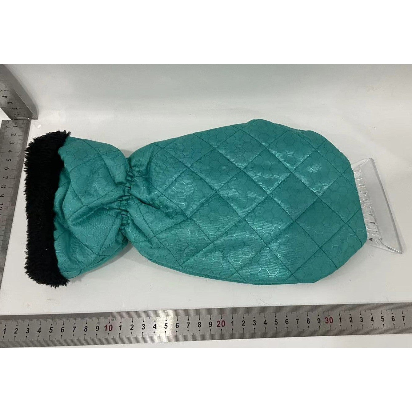 Set Manusa si Racleta pentru Zapada, Kadeny, Impermeabila, Izolatie de Bumbac, 31 x 15 cm, Verde