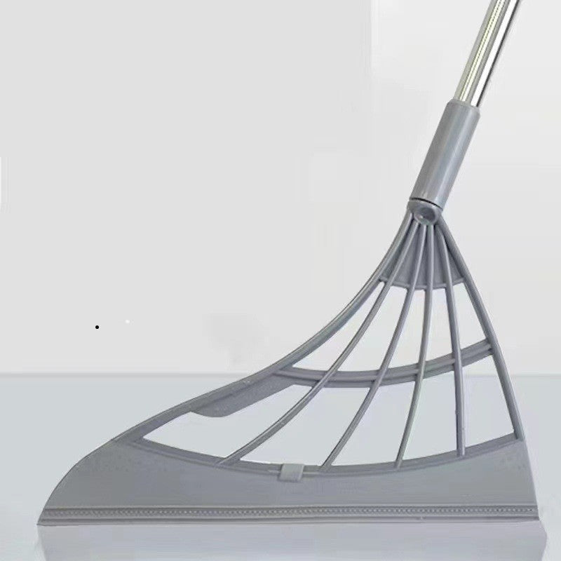 Set matura, faras cu coada si matura silicon, Kaveny, Pentru uz casnic, Plastic/Otel, Gri, 90 x 72 x 100 cm