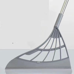 Set matura, faras cu coada si matura silicon, Kaveny, Pentru uz casnic, Plastic/Otel, Gri, 90 x 72 x 100 cm