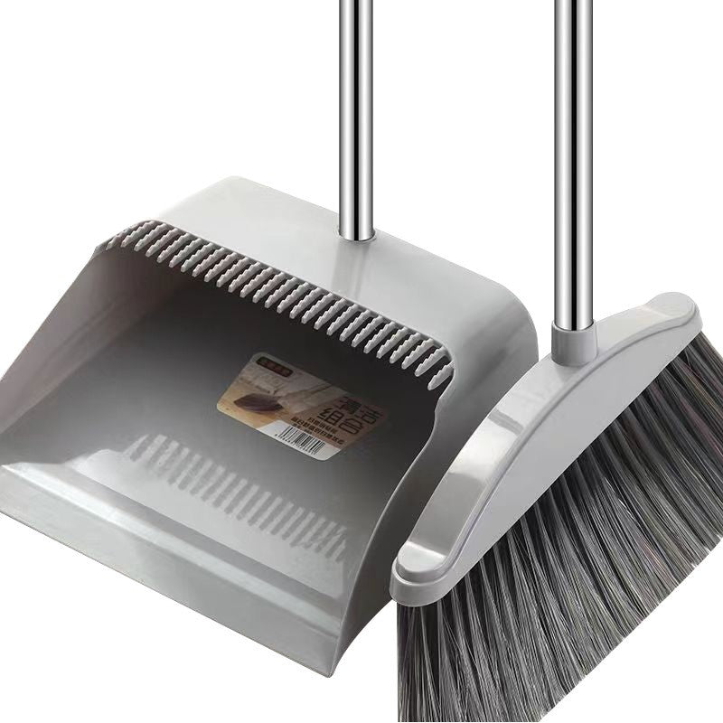 Set matura, faras cu coada si matura silicon, Kaveny, Pentru uz casnic, Plastic/Otel, Gri, 90 x 72 x 100 cm