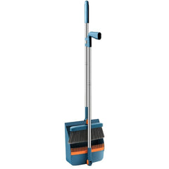 Set Matura si Faras cu Coada Kaveny, cu Dinti de Pieptene pentru Curatare Matura, rotativ, pliabil, detasabil, Otel inoxidabil si Polipropilena, albastru
