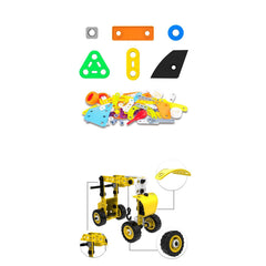 Set pentru construit masini, Kaveny, Educativ si creativ, 100 piese