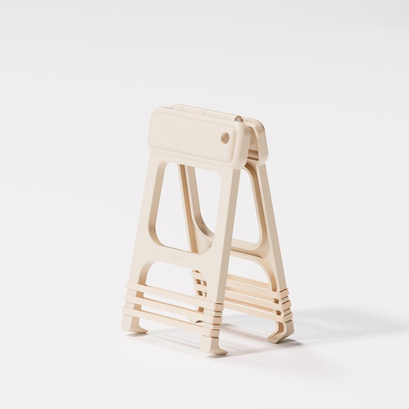 Clema pentru Boluri, Kadeny, Anti-Alunecare, din ABS si Silicon, Extindere, pentru Oale, Tigai, de Uz Casnic, Rezistent la Temperaturi Inalte, 18.3 x 10.6 cm Bej