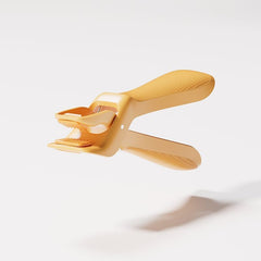 Cleste pentru Boluri, Kadeny, Anti-Alunecare, din ABS si Silicon, Extindere, pentru Oale, Tigai, de Uz Casnic, Rezistent la Temperaturi Inalte, 16x 10.5 x 3.6 cm Galben