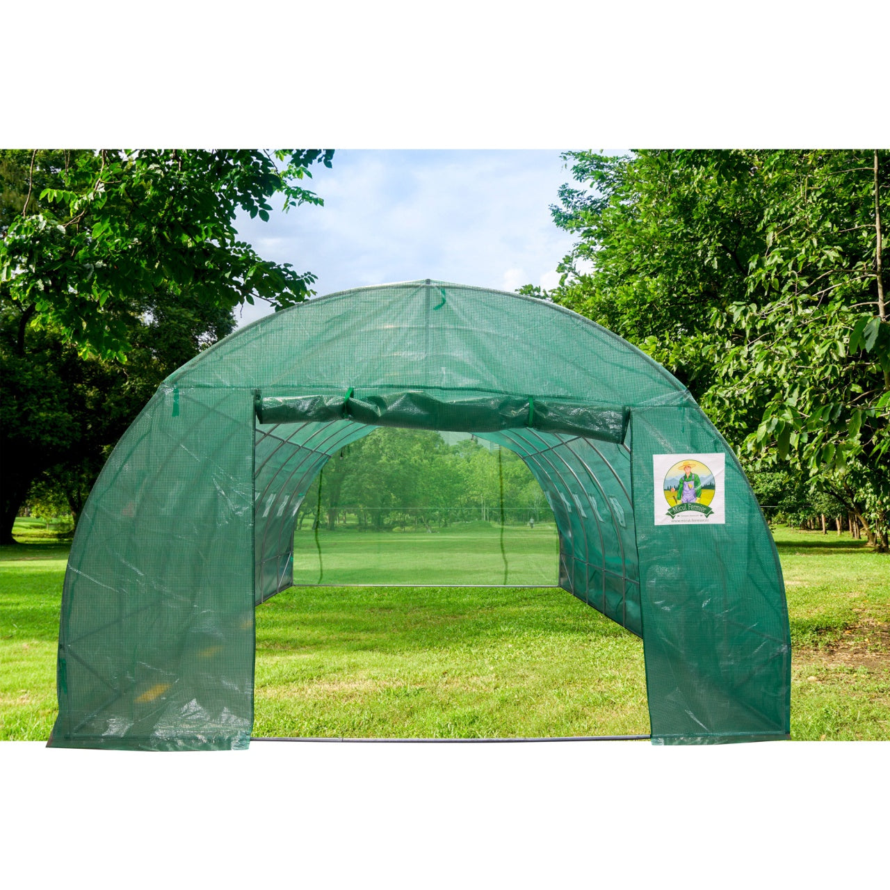 Solar/Sera Micul Fermier 10x4x2.5m , polietilena, densitate 140g/mp UV4