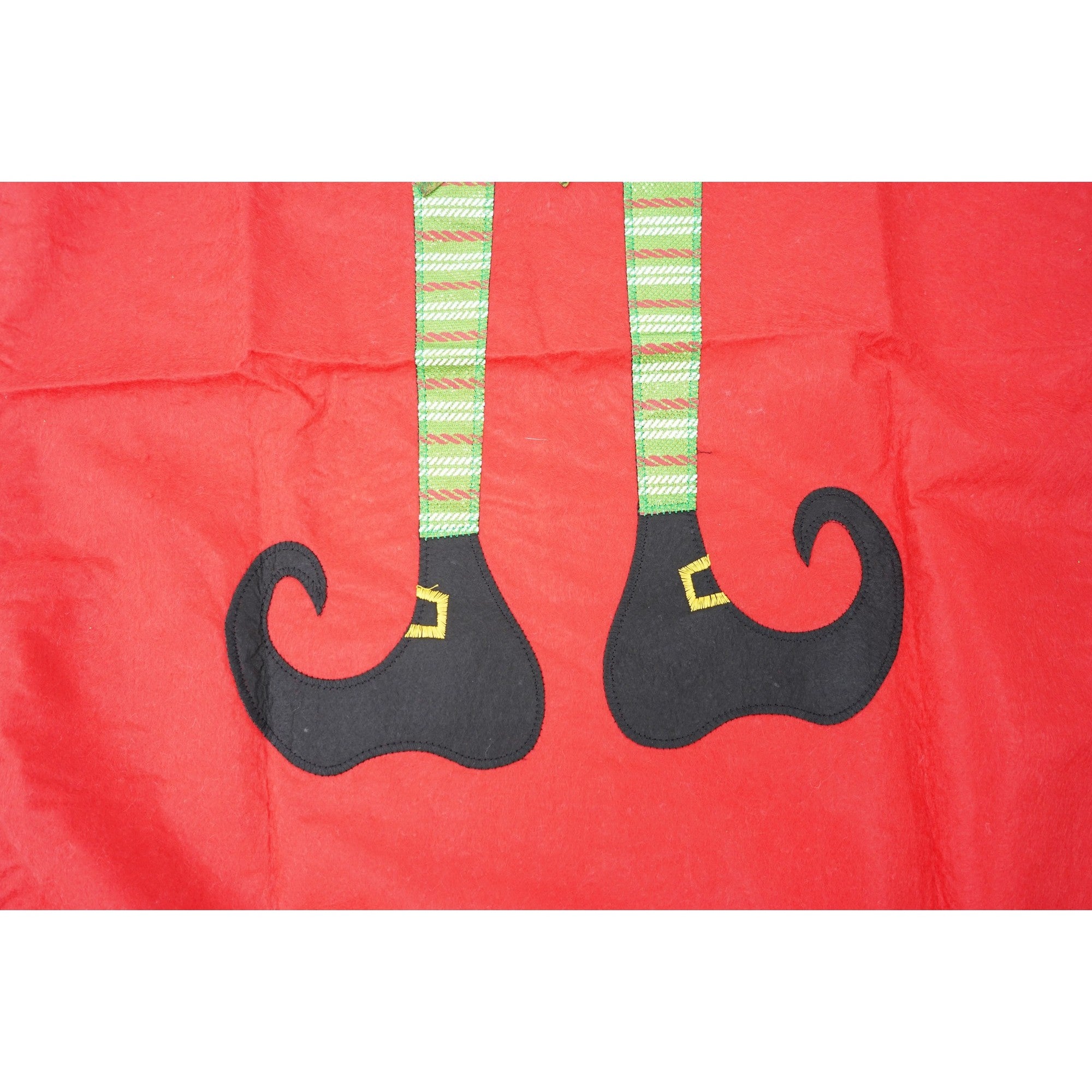 Sort Craciun, Kadeny, cu model de elf, rosu, pentru adulti, poliester