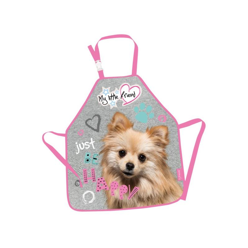 Sort protectie haine SM My Little Friend 642869, pentru pictura, gri/roz