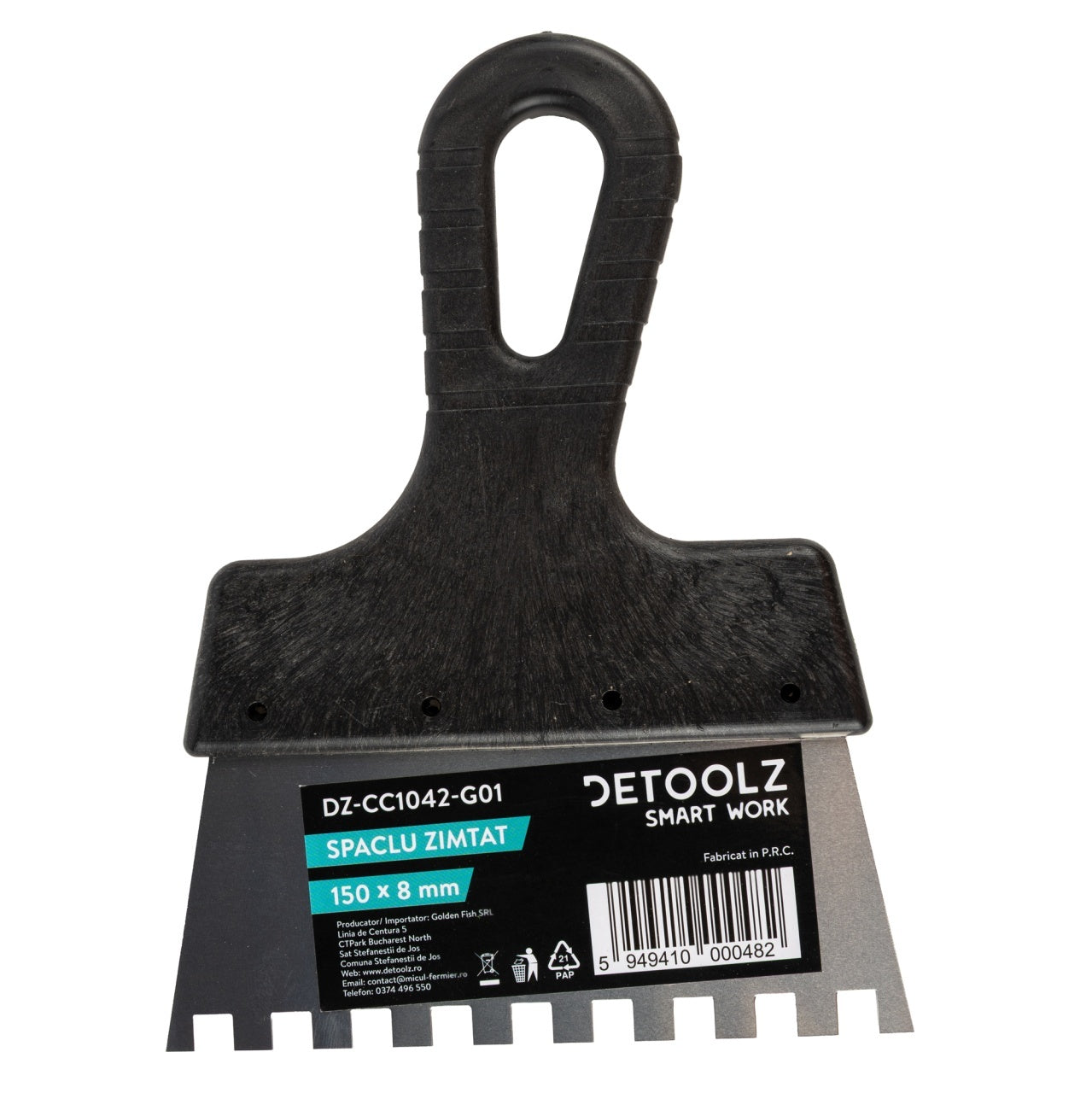 Spaclu zimtat Detoolz, 150x8mm G01