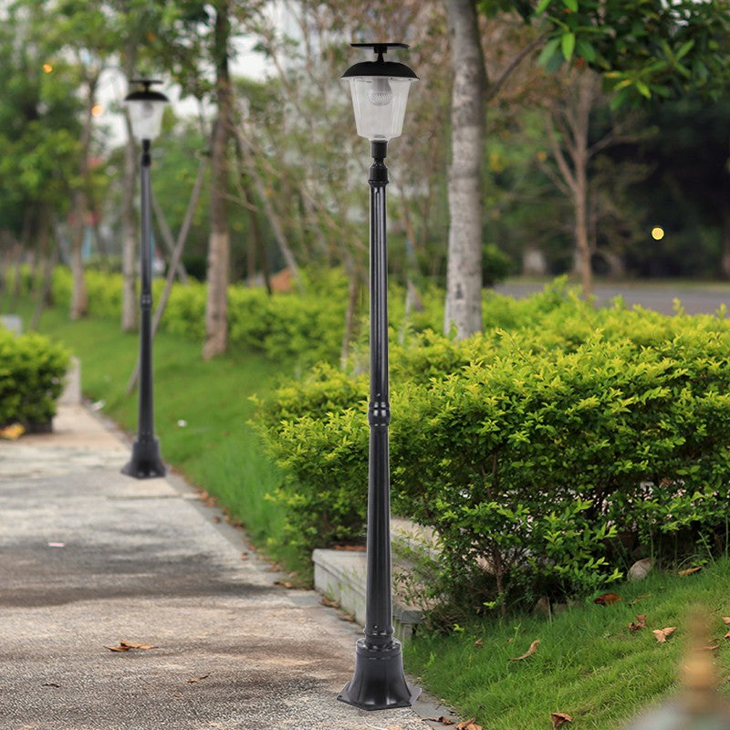 Lampa solara de tip stalp pentru gradina, Kaveny, Alb Cald