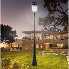 Lampa solara de tip stalp pentru gradina, Kaveny, Alb Cald