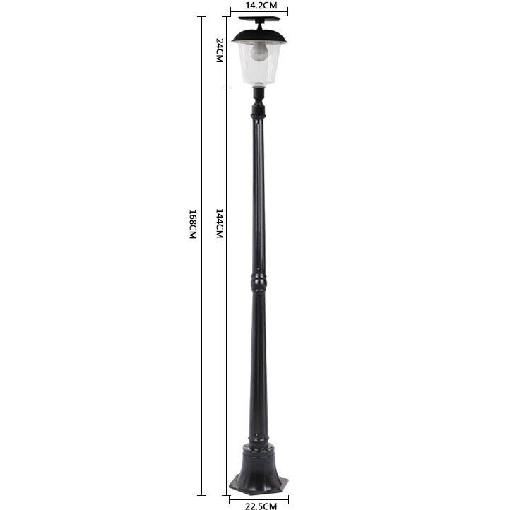 Lampa solara de tip stalp pentru gradina, Kaveny, Alb Cald