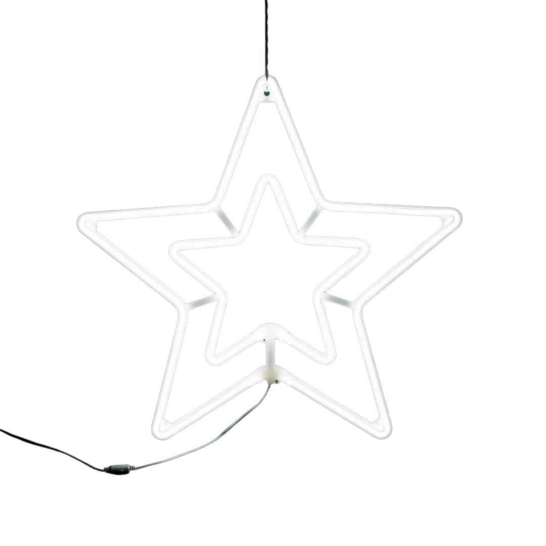 Stea luminoasa cu 5 colturi, Kaveny, 60 Led