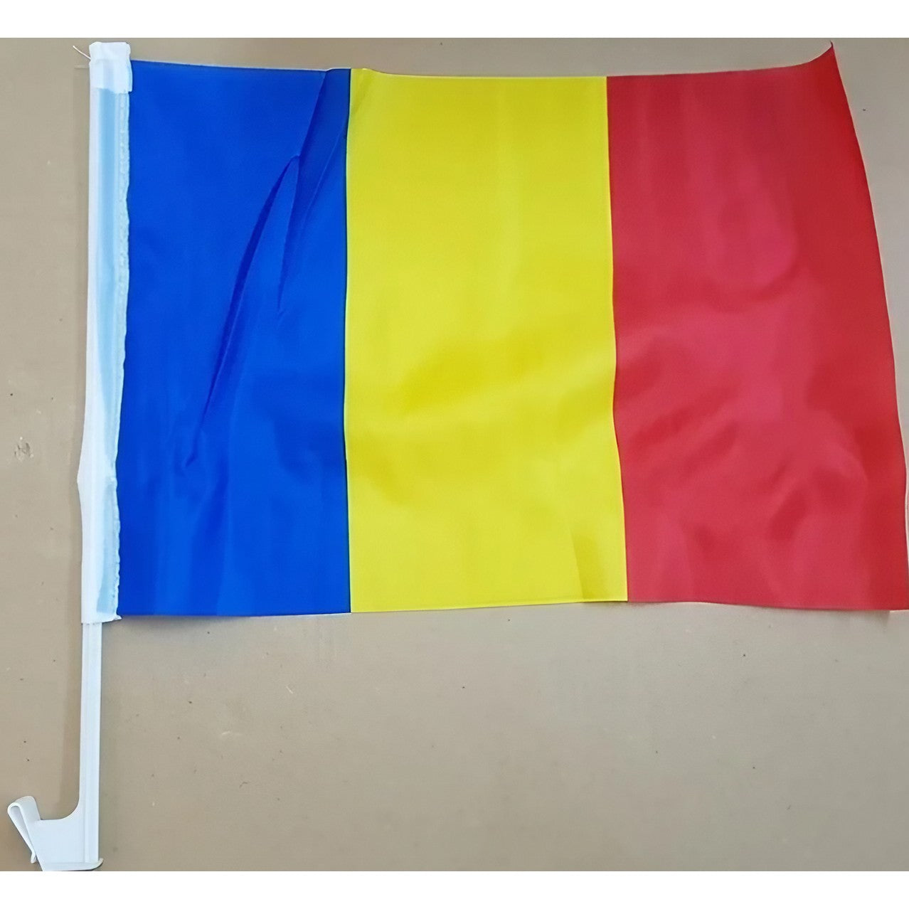 Steag Tricolor Auto, Kaveny, 45 cm x 30 cm, Stegulet, Drapel