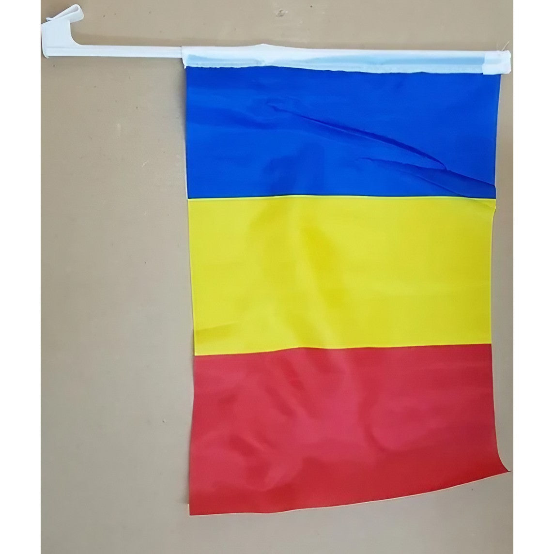 Steag Tricolor Auto, Kaveny, 45 cm x 30 cm, Stegulet, Drapel