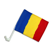 Steag Tricolor Auto, Kaveny, 45 cm x 30 cm, Stegulet, Drapel