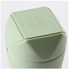 Sticla de apa pliabila Kaveny, din silicon,reutilizabila, rezistenta la temepreturi ridiate, usor de depozitat si carat, 22 x 7.8 cm, 600 ml, verde