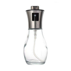 Sticla de ulei cu Pulverizator, Kadeny, Sticla pentru Lichide de Bucatarie, Otet, Sos, 16.7 x 5.2 cm, Volum 200 ml, Gri