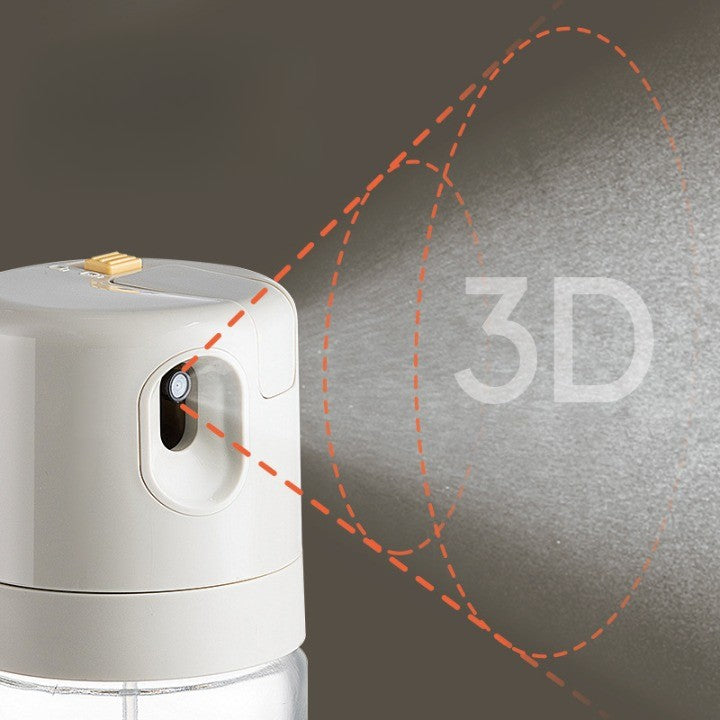 Dispenser pentru Ulei, Kadeny, prin Curgere si Pulverizare, Deschidere si Inchidere Automata a Rezervorul, 550mL, 11.4x7.8x22.8cm, Gri