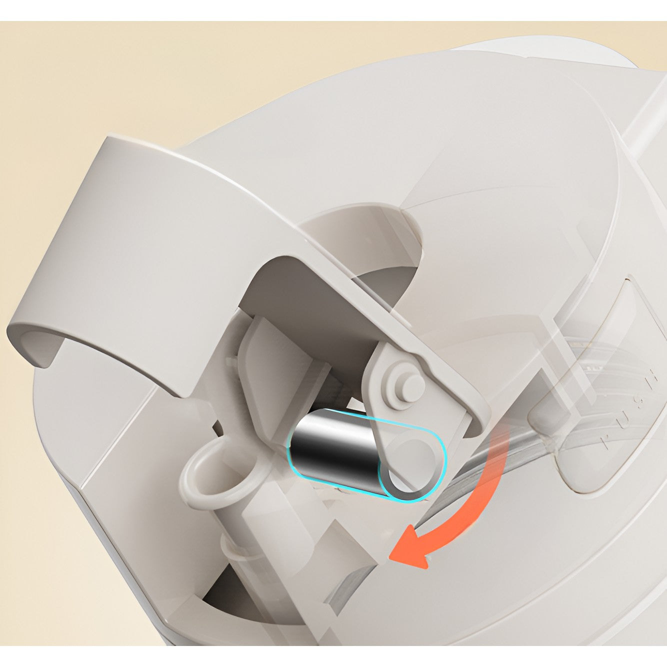 Dispenser pentru Ulei, Kadeny, Deschidere si Inchidere Automata a Rezervorul, cu Inductie Gravitationala, 550 ml, 12x7.6x20.5 cm, Alb