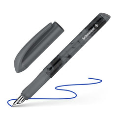 Stilou Schneider Easy Darkness STI20 / 1620 51, varf M, alimentare rezerve, grip cauciucat